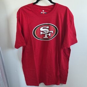 Fanatics Red SF Logo Short Sleeve Tee